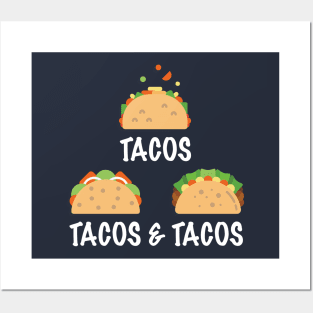 Tacos Taco Tuesday I Love Tacos Posters and Art